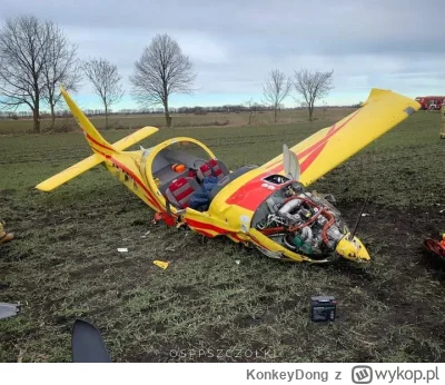 KonkeyDong - Samolot szkoleniowy SportStar RTC Aeroklubu Gdańskiego awaryjnie lądował...