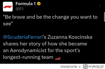 shadyturtle - #f1 a to ciekawe, mamy wtyczkę w Ferrari. Pani Zuzanna mogła by zarekom...