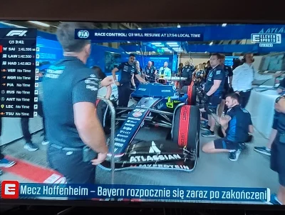 lekarzoperatorkolonoskopu - Idioci w E11, mecz dawno się zaczął. 
#f1 #mecz