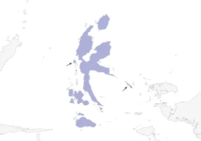 Lifelike - Zasięg występowania (indonezyjski endemit):