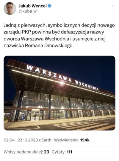 Roger_Casement - Kolejny odlot dziennikarzy GW, dworzec Warszawa Wschodnia to literal...