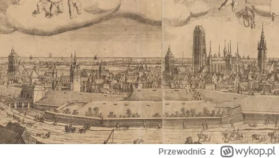 PrzewodniG - Fragment wielkiej panoramy Gdańska Dickmanna z 1617 r. 

#gdansk #trojmi...