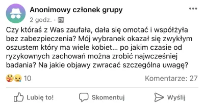 wikkixxox - Pomocy! Dałam się omamić i współżyłam bez zabezpieczenia, ale on okazał s...