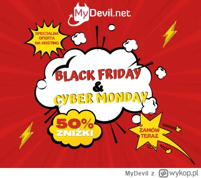 MyDevil - Black Friday & Cyber Monday 2023 w MyDevil.net!

Ruszyła niepowtarzalna oka...