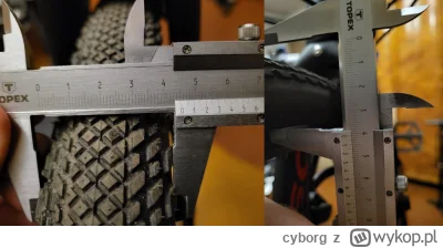 cyborg - Obręcze WTB ST i23, wewn. 23mm: 
szerokość: 45,4mm
wysokość: 41mm