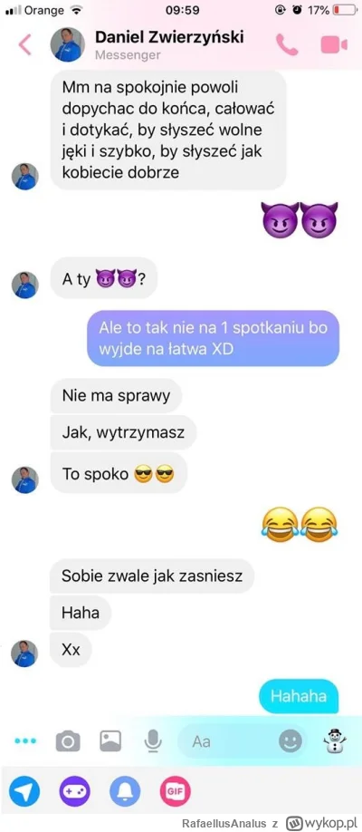 RafaellusAnalus - #danielmagical nati nie wytrzymała presji ( ͡° ͜ʖ ͡°)