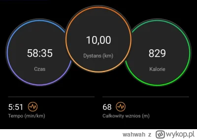 wahwah - Pierwszy raz w życiu złamałem godzinę na 10km ᕙ(⇀‸↼‶)ᕗ
#bieganie