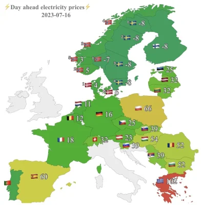 raul7788 - #energetyka

dobre wieści xD
Dziś prąd w Grecji droższy