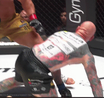 Tabasco666 - Toruński matoł sam sobie rozwalił łuk brwiowy, waląc Sianosa z główki, a...