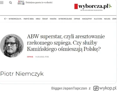 BiggerJapanTapczan - Przypomnijmy co pisała GW