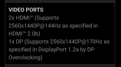 litowo-polimerowy - @Miglancu: Musisz podłączyć przez DisplayPort nie HDMI.
Twój moni...