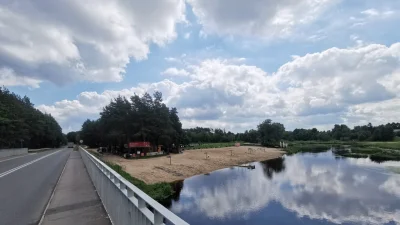Jerzu - Plaża nad Wkrą w Borkowie