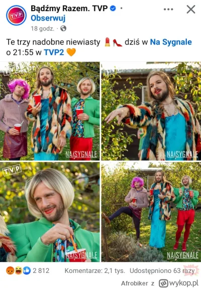 Afrobiker - #heheszki #tvp 

Oni mieli tę telewizję likwidować a nie zamieniać w kaba...