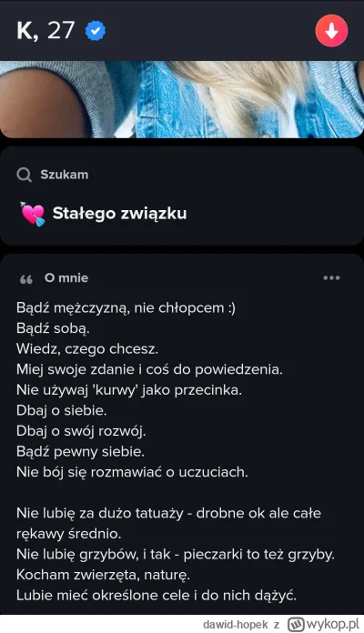 dawid-hopek - Bądź mężczyzną, nie chłopcem 
Dbaj o siebie 
Miej swoje zdanie 
Ale

Bą...