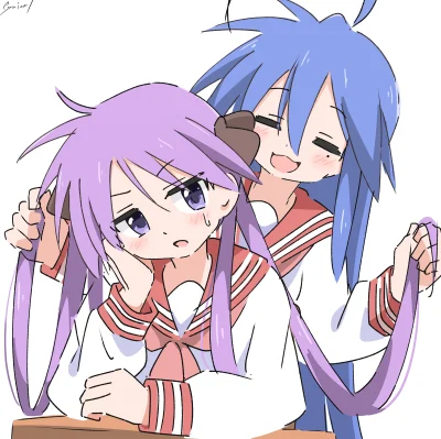 LatajacaPapryka512 - #randomanimeshit #luckystar #konataizumi #kagamihiiragi #hatsune...