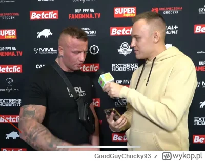 GoodGuyChucky93 - Kaniowskiemu zabrali clout to musi poddymic chociaż na wywiadzie. “...