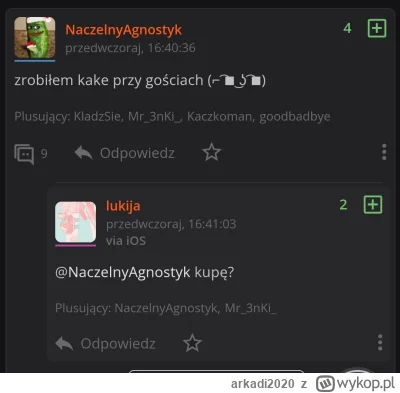 arkadi2020 - @lukija: widzę że jakieś zboczenie. Może chęć wyjazdu do Dubaju ... nie ...