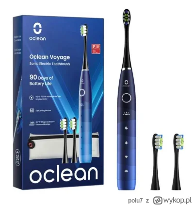 polu7 - Wysyłka z Polski.

[EU-PL] Oclean Voyage Sonic Electric Toothbrush
Cena: 24.3...