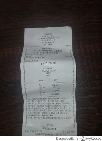 Desmosedici - #spotify #rozdajo