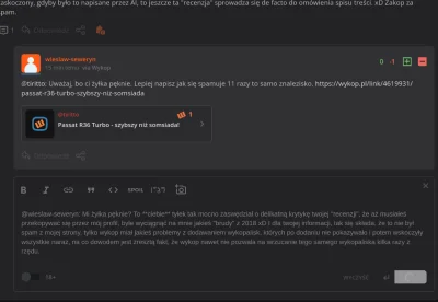 tiritto - @wieslaw-seweryn: Mi żyłka pęknie? To ciebie tyłek tak mocno zaswędział o d...