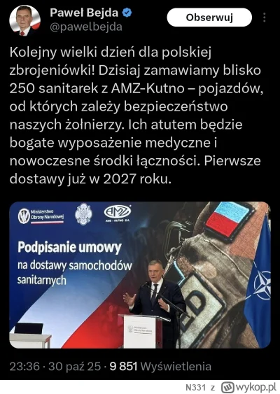 N331 - Wielki dzień dla polskiej zbrojeniówki to zakup... niemieckich pojazdów für De...