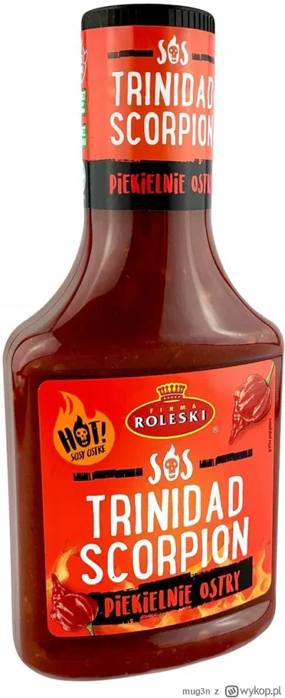 mug3n - Zjadłem sobie kaapkę obficie polaną sosem Trinidad Scorpion. Bardzo fajnie po...