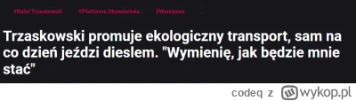 codeq - czaskoskiego nie stać a przecietnego Polaka bedzie stać na elektryka?
Komuchy...
