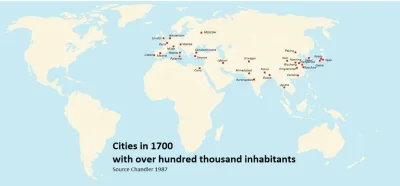 pogop - Ponad 100 tysięczne miasta na świecie w 1700 r.

#mapy #mapporn #ciekawostki ...