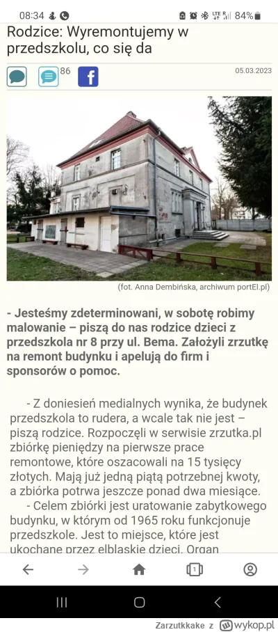 Zarzutkkake - Władze miasta nie mają pieniedzy na odświeżenie przedszkola, wg nich pr...