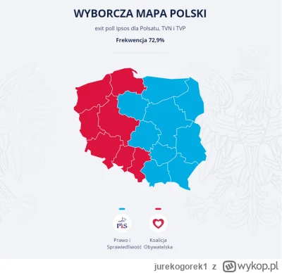 jurekogorek1 - Czy widać zabory?

Źródło: Interia.pl

#wybory #polityka #polska #mapp...