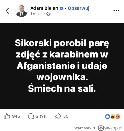 Warcomx - I taki upasiony na państwowym, z trzema już podróbkami wieprz, który całe ż...