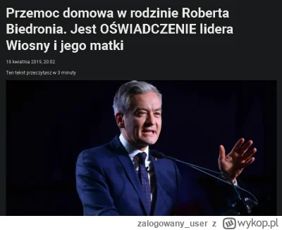 zalogowany_user - najsłynniejszy matkobijca w polskiej polityce do tego głosują na ni...