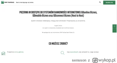 sensson - BNP PARIBAS niby awaria a kręcą cudzą kasą.
Uważajcie na ten bank. Ciągłe a...