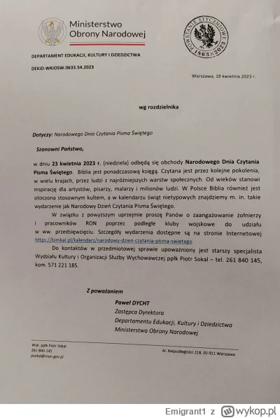 Emigrant1 - Jeśli to nie jest fejk, to lepiej żeby nas NATO broniło, bo nasze rozmodl...