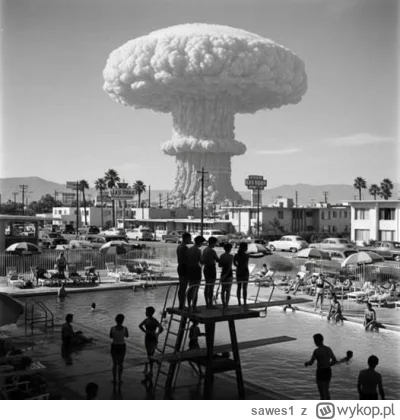 sawes1 - Siła AI. Mnóstwo ludzi dało sie złapać na to zdjęcie wybuchu atomowego koło ...