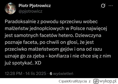 CipakKrulRzycia - #bekazkonfederacji #polityka #dzieci #zwiazki #lgbt