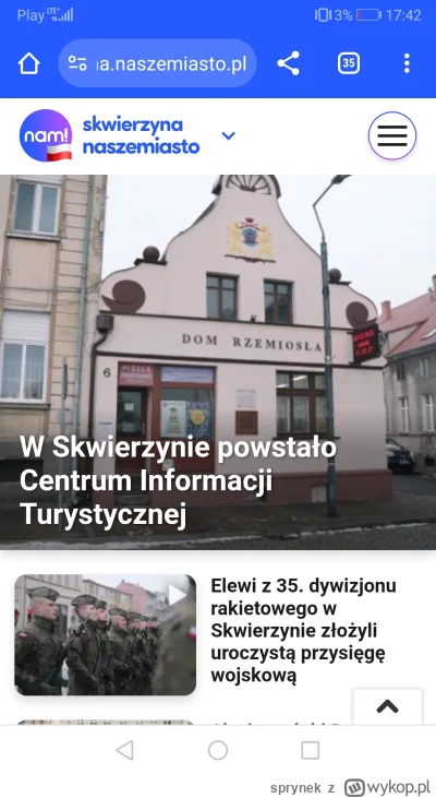 sprynek - #skwierzyna gotowa na przyjęcie gości