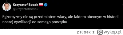 p10trek - Pan Krzysztof Bosak twardo stąpający po ziemi.
Przecież on sam jest odklejo...