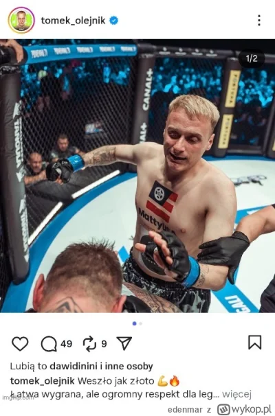 edenmar - @Partyzant91: Co ty gadasz, ja na ig u Olejnika widziałem jak n--------a te...