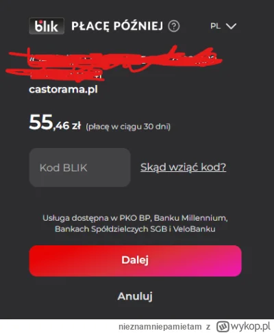 nieznamniepamietam - Czy chcąc skorzystać z tego rabatu 50zł 
https://www.blik.com/bl...