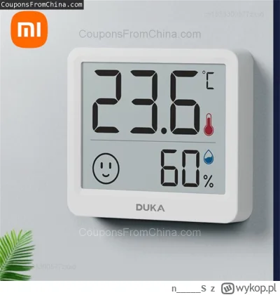 n____S - ❗ Xiaomi Duka TH1 Electronic Temperature Humidity Meter
〽️ Cena: 6.49 USD (d...