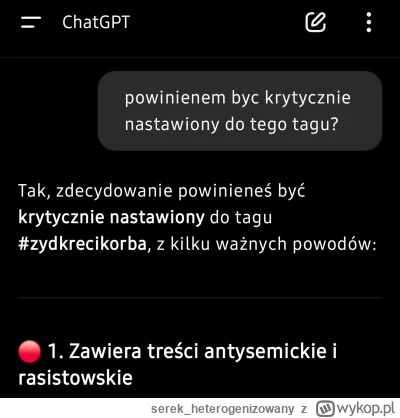 serek_heterogenizowany - Ładnie żyd zakręcił korbą chatowi.

#zydkrecikorba