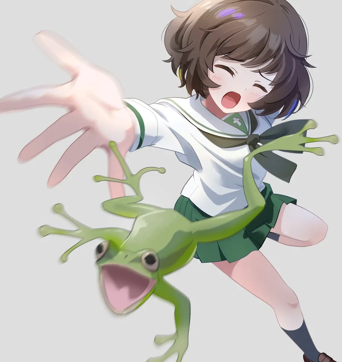 Konto4Czarnolisto - It's Wednesday my- ŁEEEEE ZIABA!!! ヽ(☼ᨓ☼)ﾉ 
#anime #yukariakiyama...