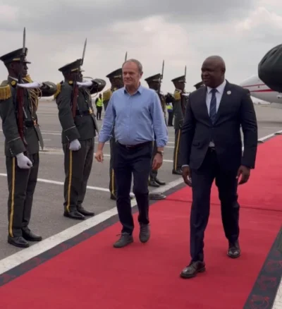 XeNinja - Premier Donald Tusk na spotkaniu w kraju Afrykańskim załatwiał ważne dla Po...