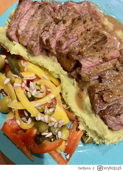 hellyea - Rostbef we własnej mieszance przypraw- tłuczone: suszona cebula płatki, sus...