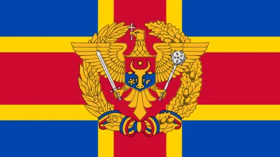 RegierungsratWalterFrank - Flaga wojenna Mołdawii. Godna niejednego imperium.

#molda...