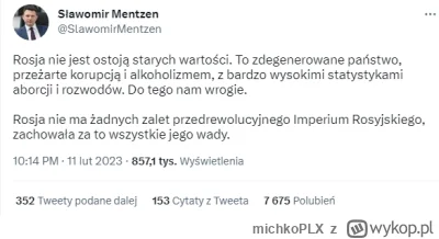 michkoPLX - A pamietam jak ktos sie tu ze mną kłócił ze Mentzen to ruska onuca :) 
#u...