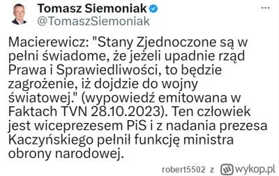 robert5502 - Antek znowu odleciał. Po przegranej PiS już nie będzie końca Polski. Ter...