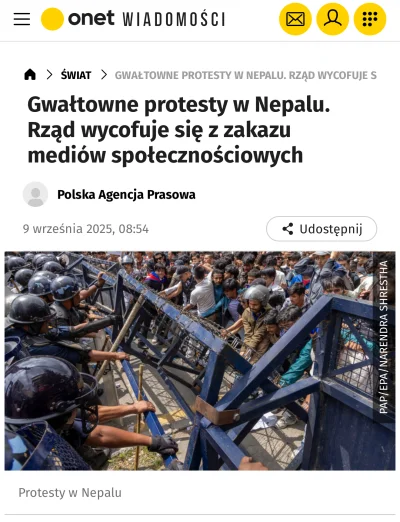 Sabr - Informacja nieprawdziwa, protesty wybuchły przeciwko skorumpowanej komunistycz...