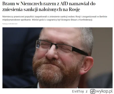 EvilToy - AfD? Toż to przyjaciele zdrajców z Konfederacji.